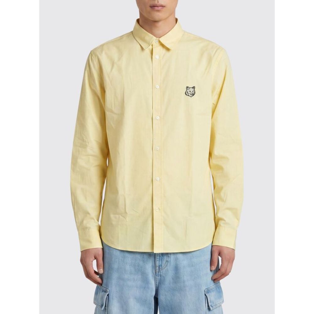 Maison Kitsune Shirt Men Yellow